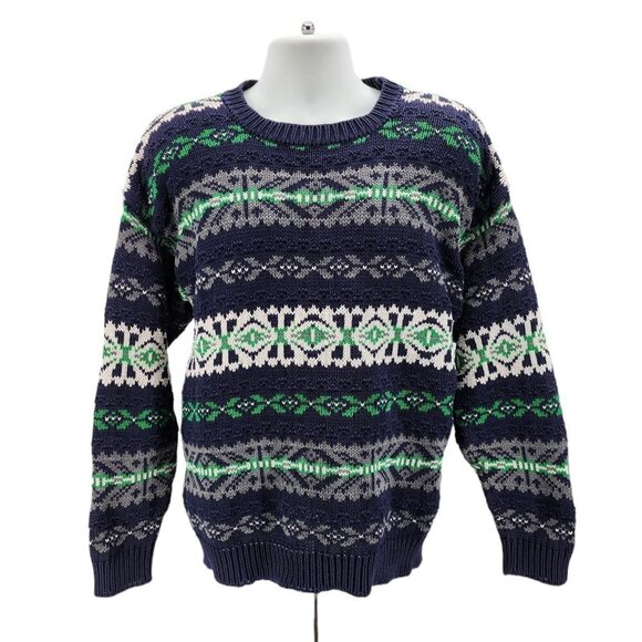 Vintage GAP Celtic Thick Knit Sweater Made in Ireland Mens XL - Picture 1 of 10